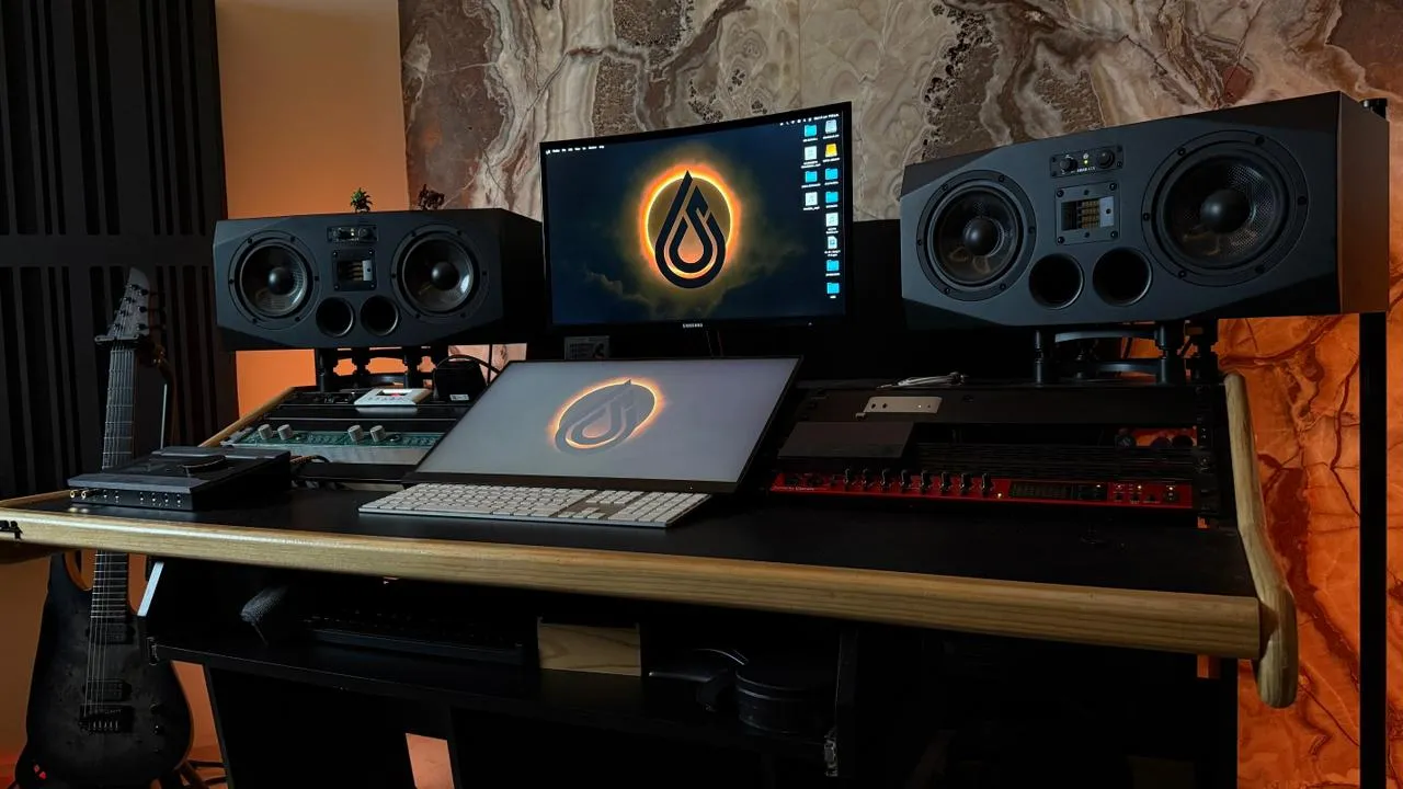 Cuarto de ensayos y grabación de Gota Studios en Interlomas, Estado de México